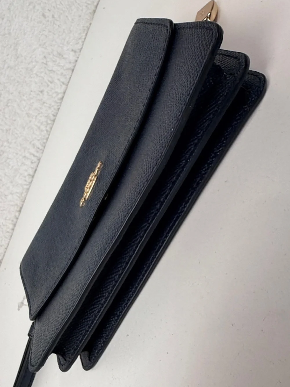 Coach wallet Navy Leather